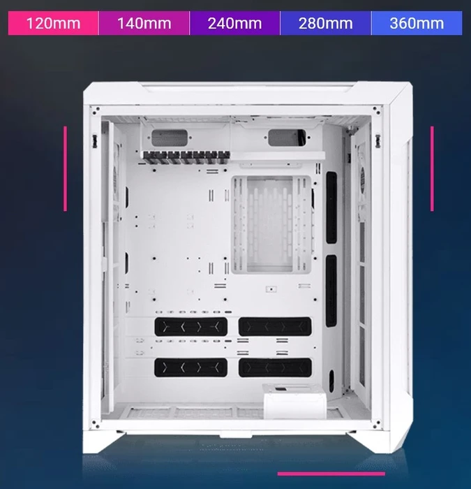 Thermaltake CTE C700 Air Snow, weiß, Glasfenster