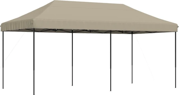 vidaXL Faltpavillon 580x292cm taupe