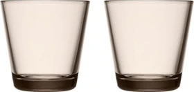 Iittala Kartio Trinkglas 210ml leinen, 2 Stück