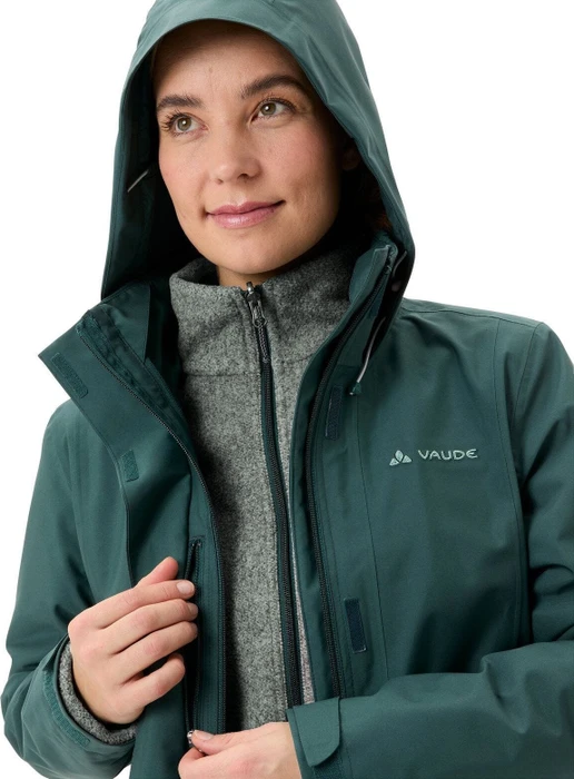 Vaude Idris 3in1 IV Funktionsmantel deep pond (Damen)