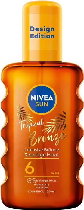 Nivea Sun Tropical Bronze Sonnenspray LSF6, 200ml