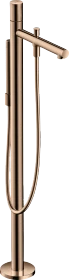 Hansgrohe AXOR Uno Einhebel-Wannenmischer bodenstehend mit Zerogriff polished red gold