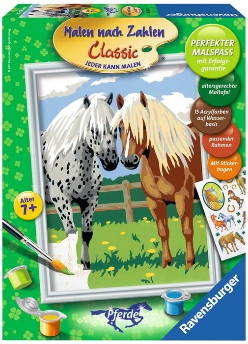 Ravensburger Malen nach Zahlen Glückliche Pferde