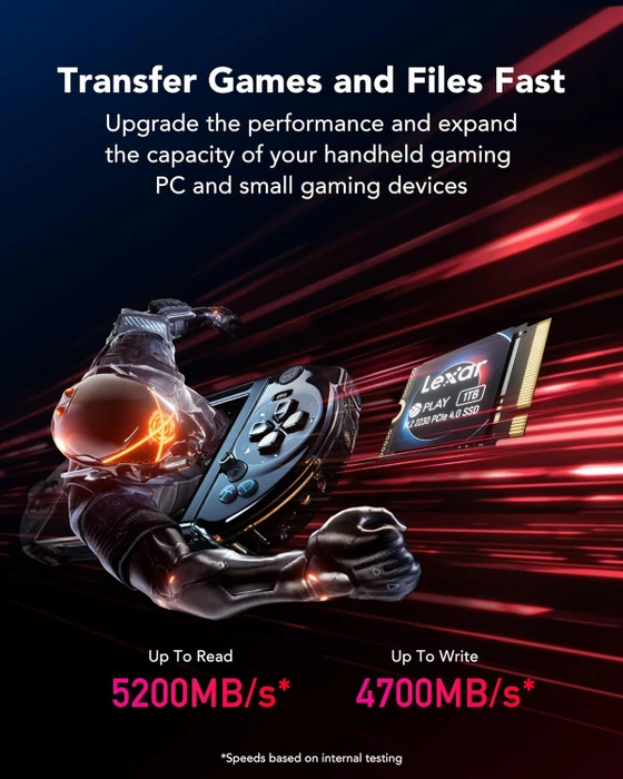 Lexar PLAY 2TB, M.2 2230 / M-Key / PCIe 4.0 x4