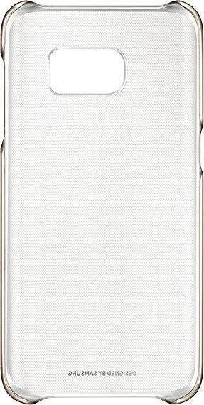 Samsung Clear Cover für Galaxy S7 gold