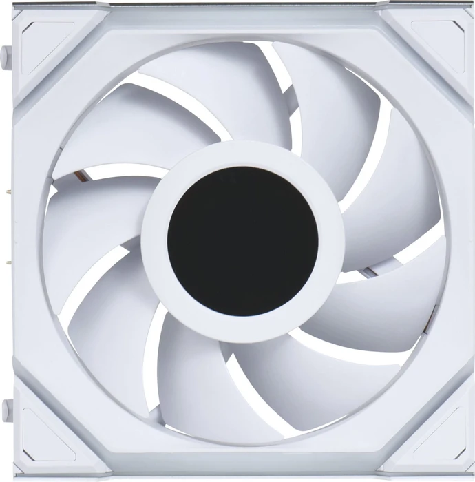 Lian Li Uni Fan SL Wireless LCD 120 ARGB, weiß, LED-Steuerung, 120mm, 3er-Pack