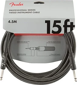 Fender Professional Series Instrument Cable Gray Tweed 4.5m