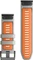 Garmin Ersatzarmband QuickFit 26 Silikon fog grey/ember orange Vorschaubild