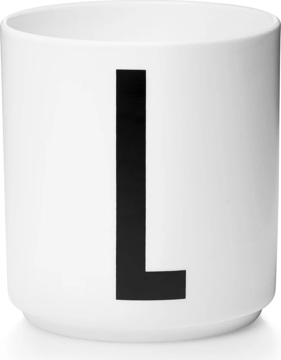 Design Letters Persönlicher Porzellanbecher A-Z Buchstabe L 250ml