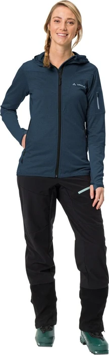 Vaude Monviso Fleece Hooded Funktionsjacke dark sea uni (Damen)