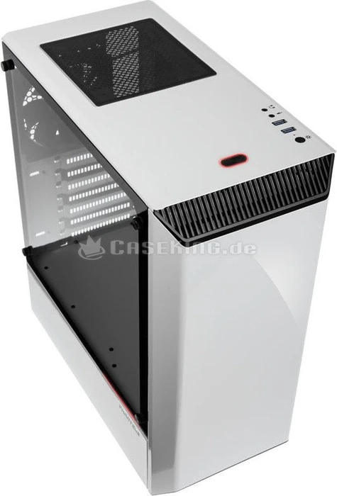 Phanteks Eclipse P300 weiß/schwarz, Glasfenster
