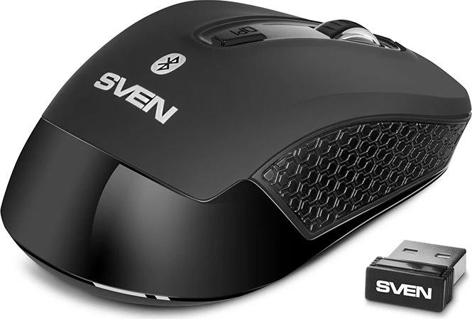 Sven RX-575SW Wireless Mouse schwarz, USB/Bluetooth