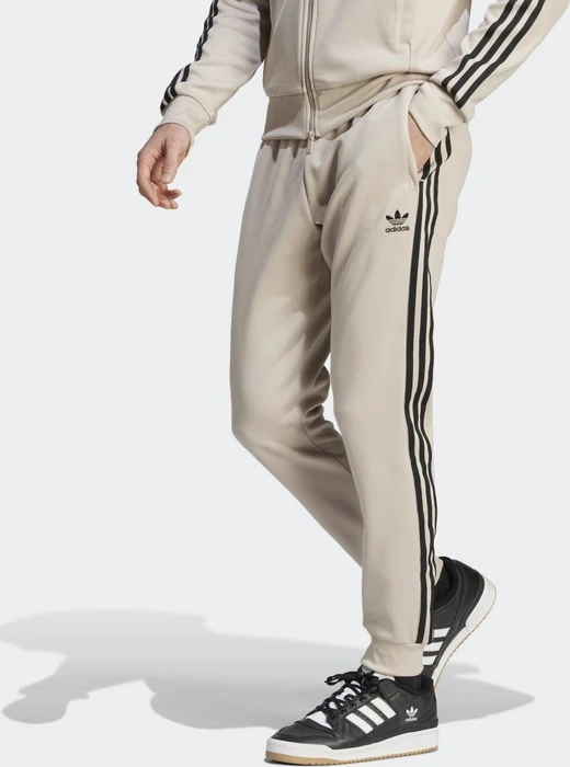 adidas Adicolor Classics SST Trainingshose lang wonder beige/black (Herren)