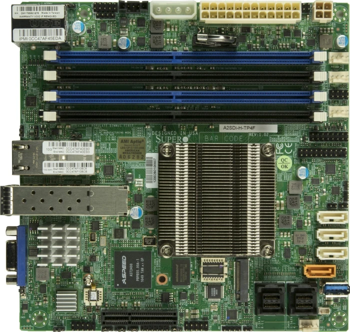Supermicro A2SDI-H-TP4F, bulk