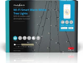 Nedis WIFILXT11W200 Smart Life Dekorative Lichterbaum LED 200x warmweiß
