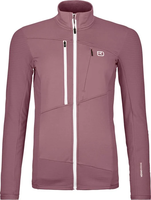 Ortovox Fleece Grid Funktionsjacke dusk rose (Damen)
