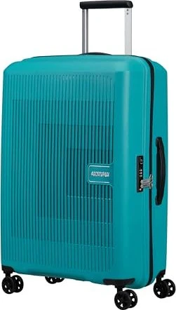 American Tourister AeroStep M Trolley mit 4 Rollen 67cm turquoise tonic