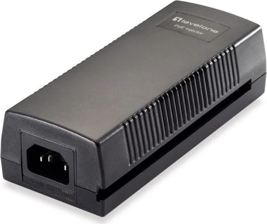 LevelOne Desktop 2.5G PoE-Injektor, 2x RJ-45, PoE+