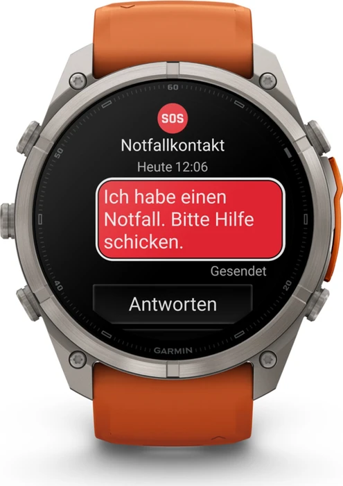 Garmin Fenix 9 Pro inReach 51mm titanium/autumn orange-spark orange