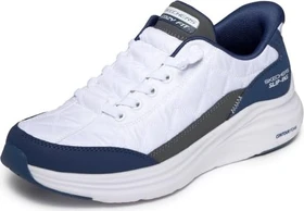Skechers Slip-Ins: Contour Foam - Cozy Fit weiß/blau (Damen)
