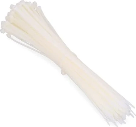 fischer BN Kabelbinder, 7.6mm, 350mm, transparent, 100er-Pack
