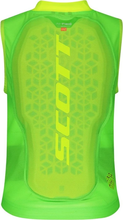 Scott Airflex Protektorenweste high viz green (Junior)