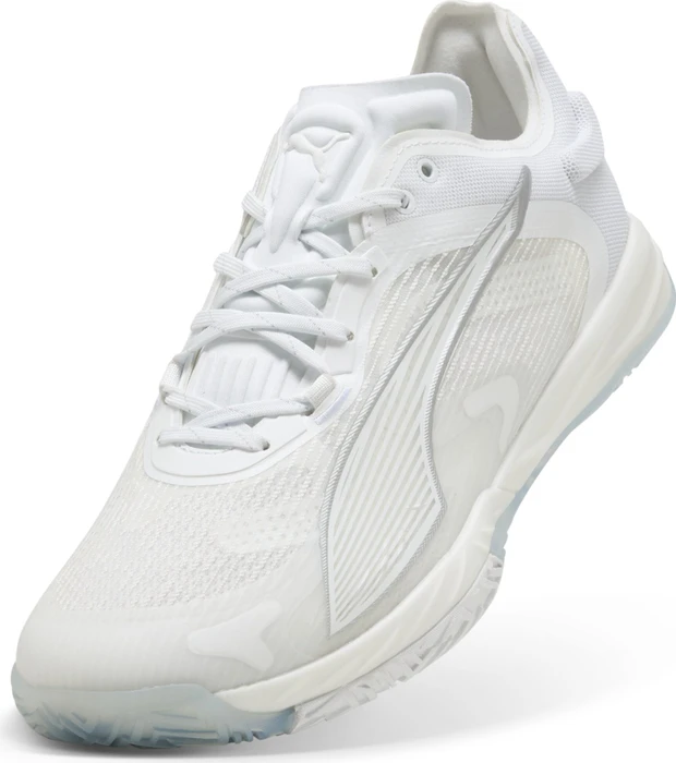 Puma Accelerate Nitro SQD 4 Handballschuhe puma white/puma silver