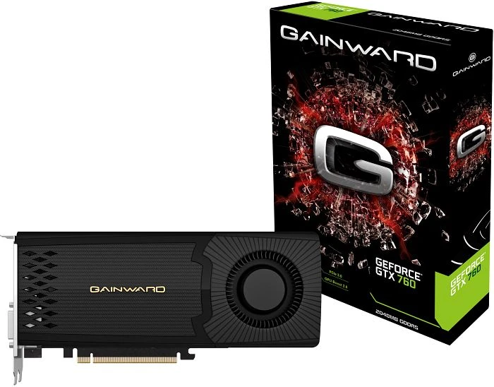 Gainward GeForce GTX 760, 2GB GDDR5, 2x DVI, HDMI, DP