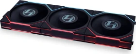 Lian Li Uni Fan TL LCD 120 RGB, schwarz, LED-Steuerung, 120mm, 3er-Pack