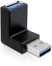 DeLOCK USB 3.0 Adapter, USB-A [Stecker] auf USB-A [Buchse], vertikal gewinkelt 270° (65340)