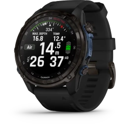 Garmin Descent Mk3i 43mm mit Silikonarmband carbon grey/black