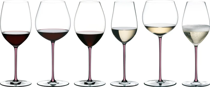 Riedel Fatto A Mano Champagner Weinglas mauve