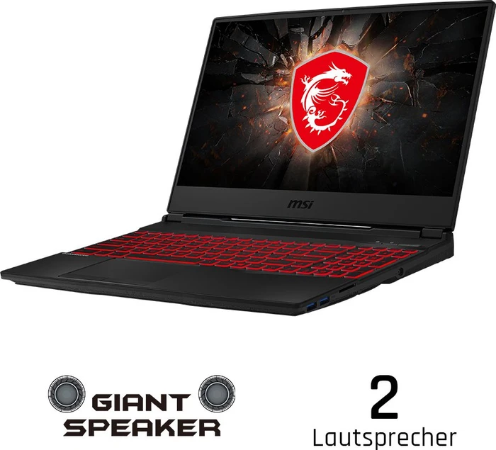 MSI GL65 Leopard 10SER-201, Core i7-10750H, 16GB RAM, 512GB SSD, GeForce RTX 2060, DE