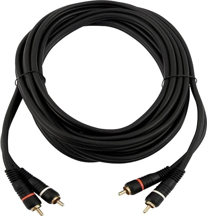 Omnitronic 2x Cinch Stecker/2x Cinch Stecker, 10m