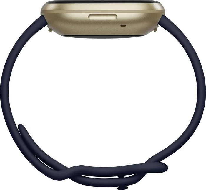 Fitbit Versa 3 Aktivitäts-Tracker midnight/soft gold aluminium