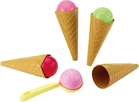 Ecoiffier 100% Chef Eiscreme-Set mit Waffeln