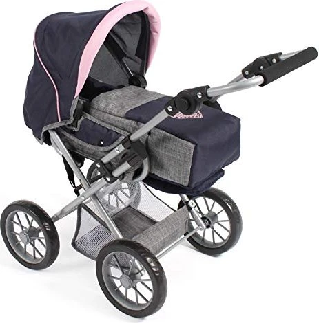 Bayer Chic 2000 Leni 2in1 Kombipuppenwagen melange grau/navy