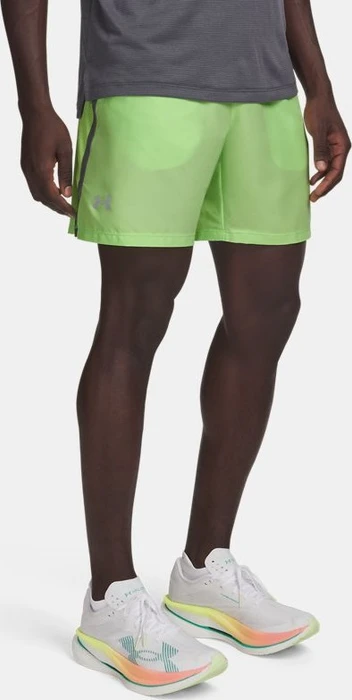 Under Armour Launch Laufhose kurz lumos lime/castlerock/reflective (Herren)