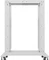 Lanberg Open Rack Series 19" Open Frame Rack 22HE, 4-Pfosten, mit Rollen, Flat Pack, tiefenverstellbar, 550-790mm, RAL 7035, 1000mm tief Vorschaubild