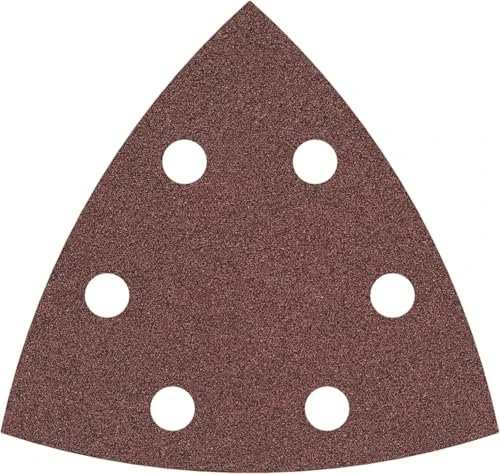 Bosch Professional PRO F460 Schleifblatt K80, 93mm, 5 Stück