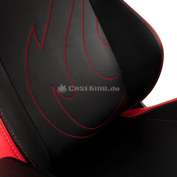 Nitro Concepts S300 EX Stealth Inferno Red Bürostuhl, schwarz/rot