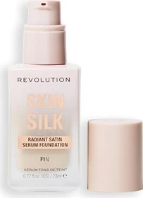 Revolution Beauty Skin Silk Radiant Satin Serum Foundation F1, 23ml