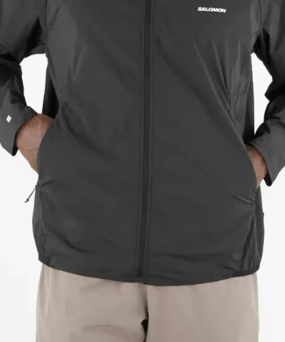 Salomon SHAKEout Fly Laufjacke deep black (Herren)