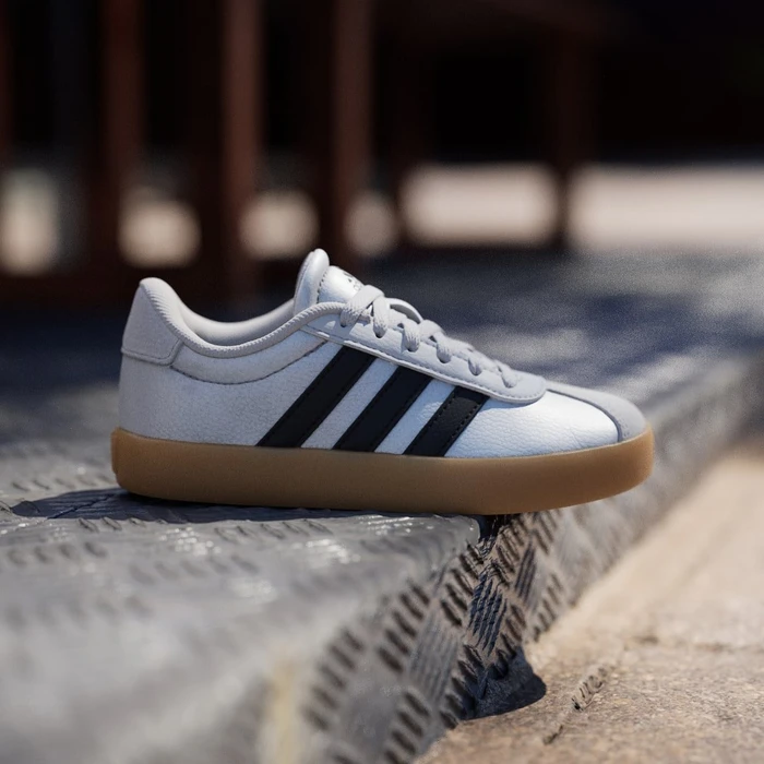 adidas VL Court 3.0 silver metallic/core black/light solid grey (Junior)