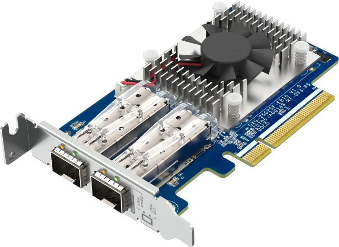 QNAP LAN-Adapter, 2x SFP28, PCIe 4.0 x8