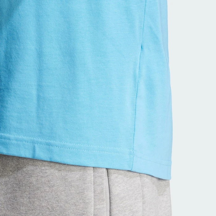 adidas Adicolor Trefoil T-Shirt kurzarm semi blue burst (Herren)