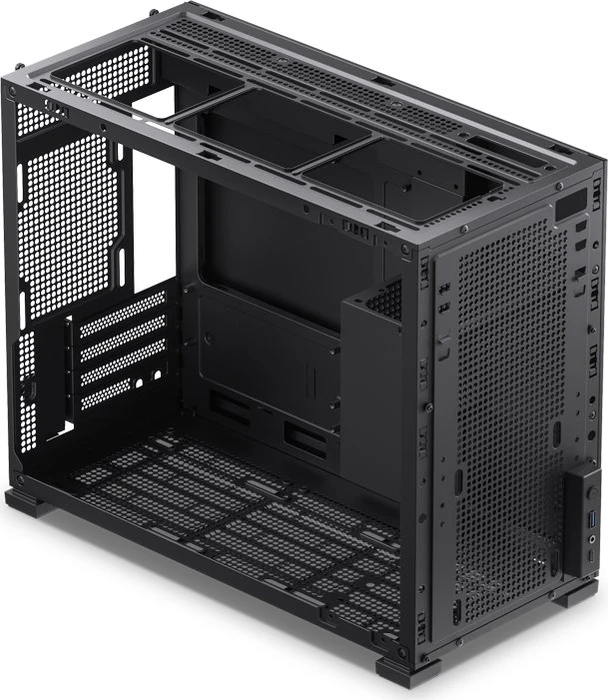 Jonsbo D31 Screen Black, schwarz, Glasfenster