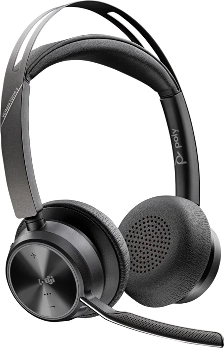 HP POLY Voyager Focus 2 Teams Lad BT ANC/inkl. C/A BT-Adapter + Audio USB Typ C (9T9J6AA) Image