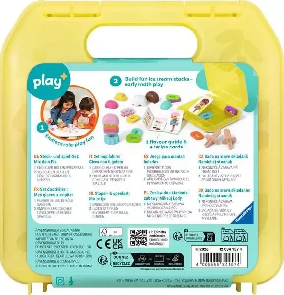 Ravensburger play+ Steck- und Spiel-Set: Mix dein Eis
