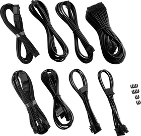 CableMod RT-Series Pro ModMesh Sleeved 12VHPWR Dual Cable Kit for ASUS and Seasonic, schwarz